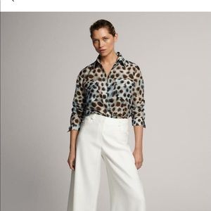 Massimo Dutti silky blouse/ NWT